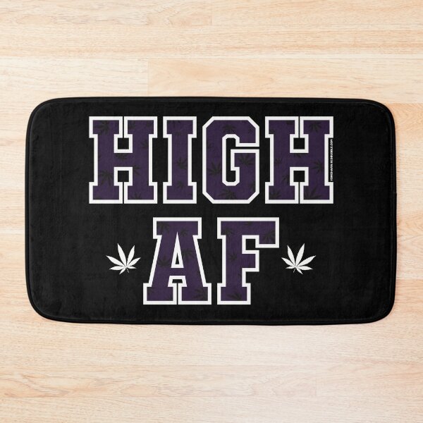 Item preview, High af pot leaf pattern darkest purple  designed and sold by YomeHayin.