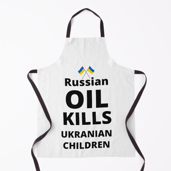 Item preview, RUSSIAN OIL KILLS UKRANIAN CHILDREN designed and sold by zakariadesigner.