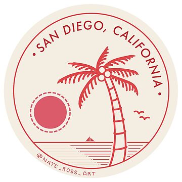 Artwork thumbnail, San Diego, California by Nate Ross