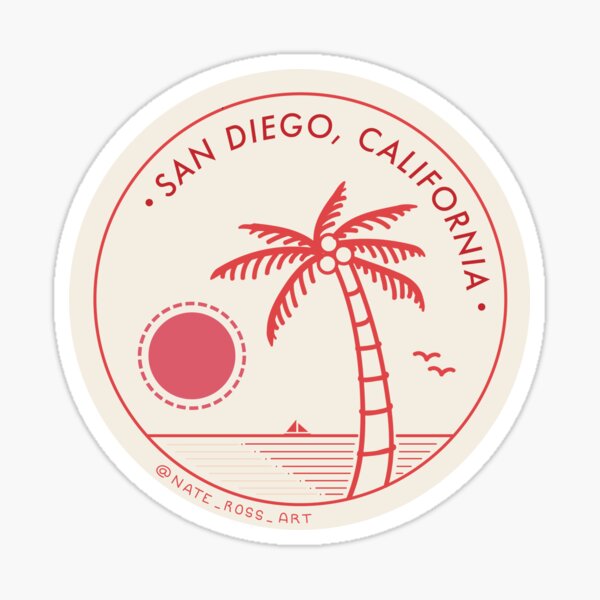 California Dream Sticker Santa Cruz Los Angeles San Diego Malibu Santa  Monica Socal I Love CA Sticker Beach City & Travel -  Canada