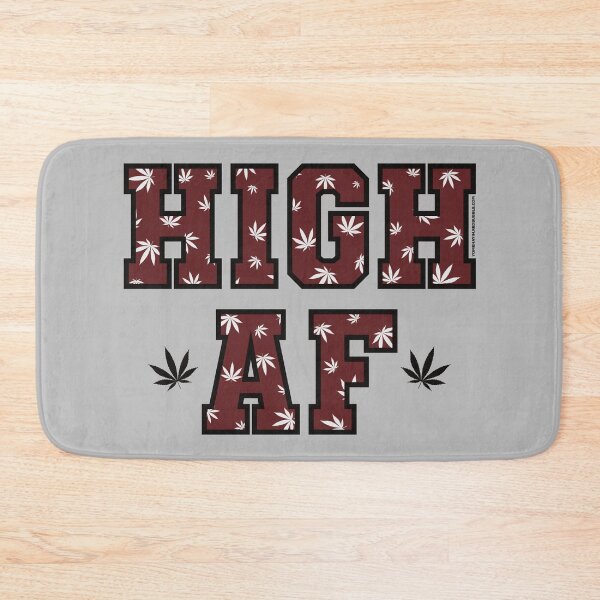 Item preview, High af pot leaf pattern darkest red designed and sold by YomeHayin.