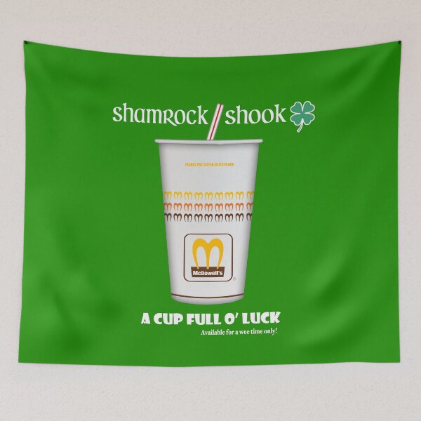 Item preview, McDowell's Shamrock Shook designed and sold by SmallTownGarage.