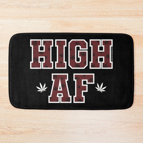 Item preview, High af pot leaf pattern darkest red designed and sold by YomeHayin.