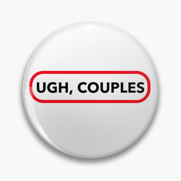 Item preview, Ugh, Couples. Funny Singles Logo Sticker designed and sold by bestfunonline.