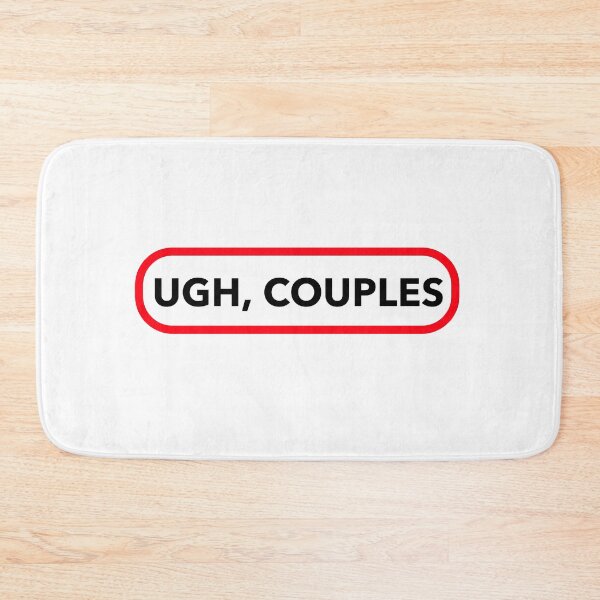 Item preview, Ugh, Couples. Funny Singles Logo Sticker designed and sold by bestfunonline.