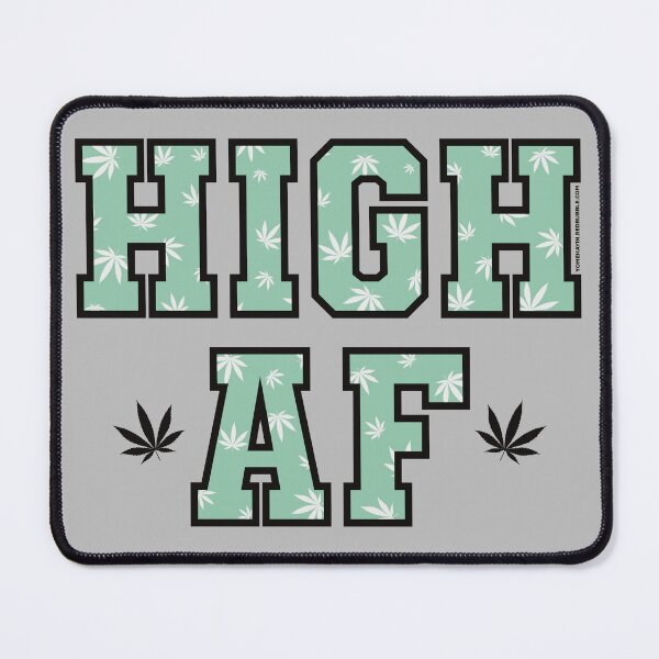 Item preview, High af pot leaf pattern pastel green designed and sold by YomeHayin.