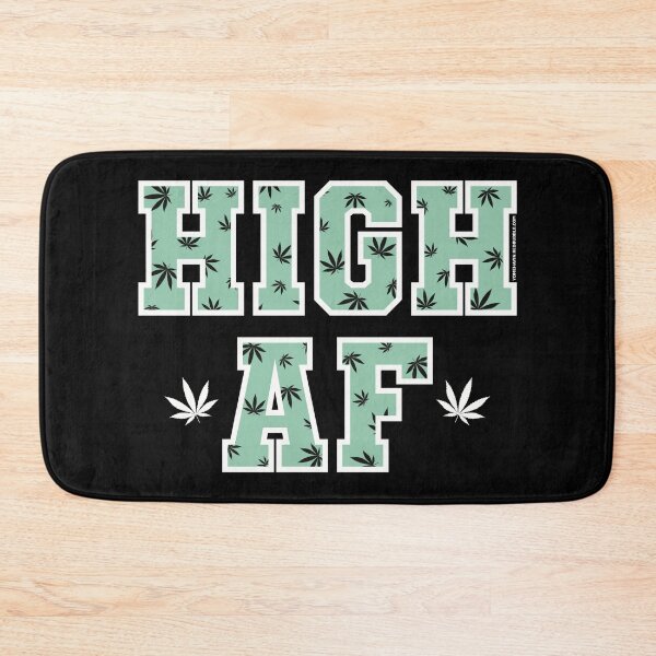 Item preview, High af pot leaf pattern pastel green designed and sold by YomeHayin.