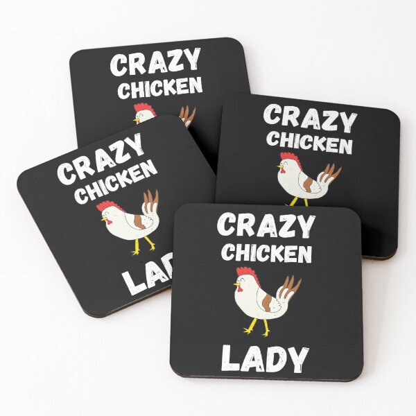 Item preview, Crazy Chicken Lady , Lady Backyard Chicken Mom Farmer designed and sold by bahdsgraphic.