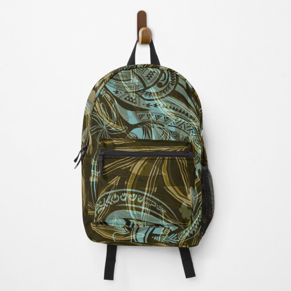 Item preview, Abstract Hawaiian Tropical With Tribal Overlay 131 designed and sold by sunnthreads.