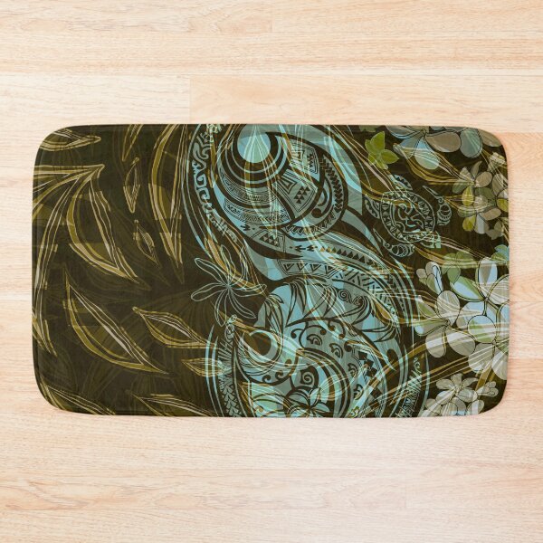 Item preview, Abstract Hawaiian Tropical With Tribal Overlay 131 designed and sold by sunnthreads.