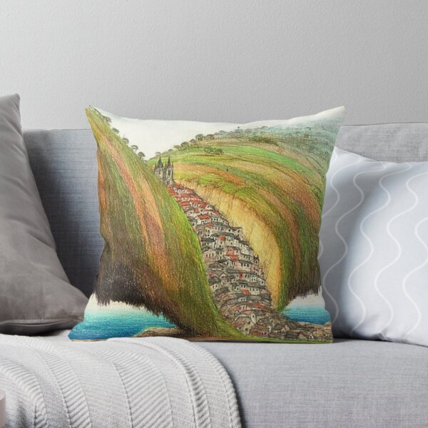 Art by Jacek Yerka Throw Pillow