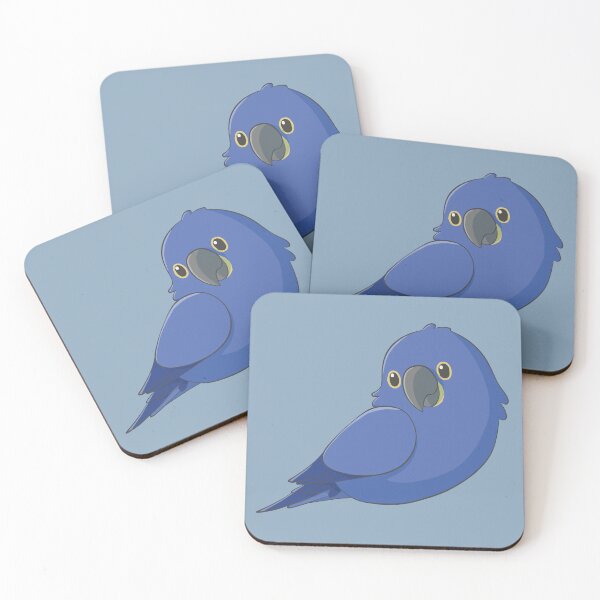 Item preview, Adorable fluffy hyacinth macaw designed and sold by AniBeanz.