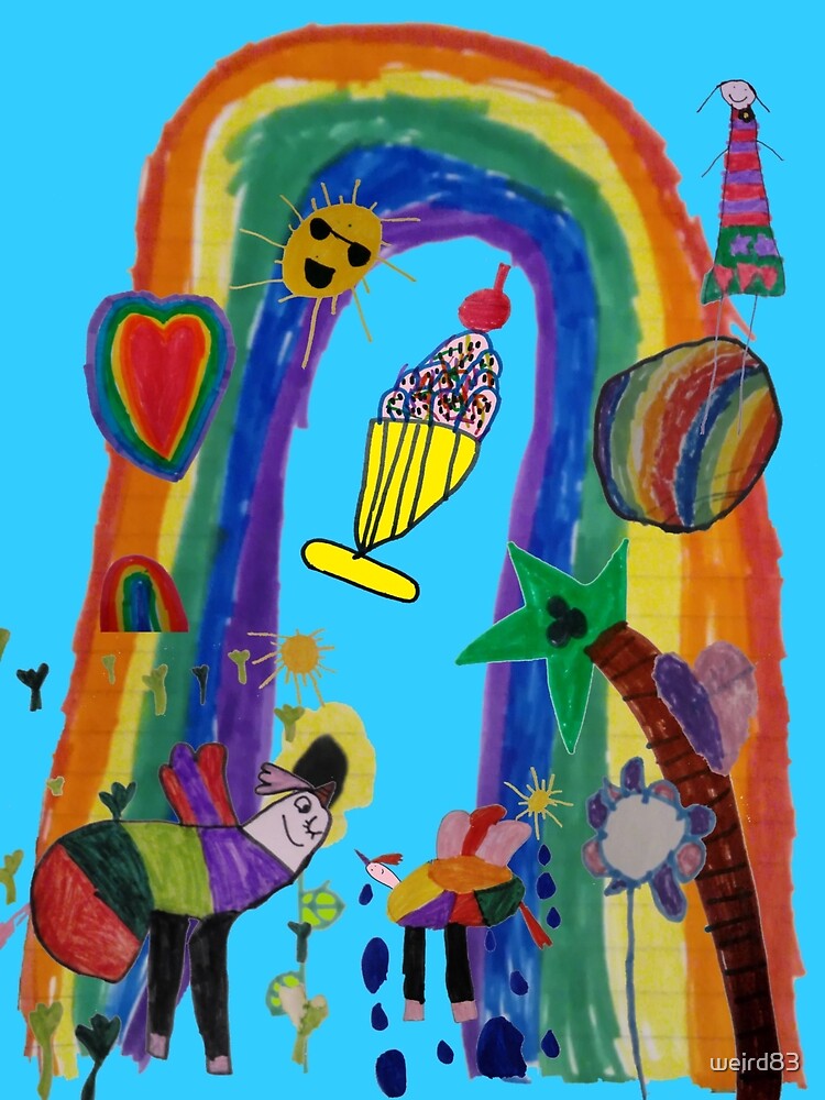 "Rainbow Land" Poster for Sale by weird83 Redbubble