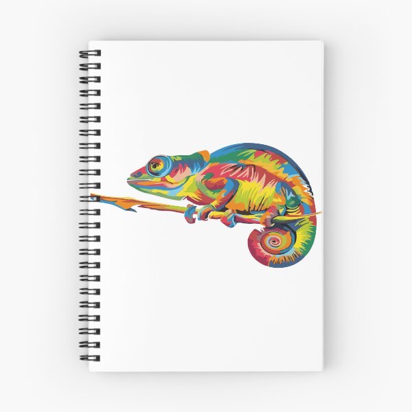 Artikelvorschau, Ölgemälde Mehrfarbiges Chamäleon-Design. entworfen und verkauft von Bonobofy.