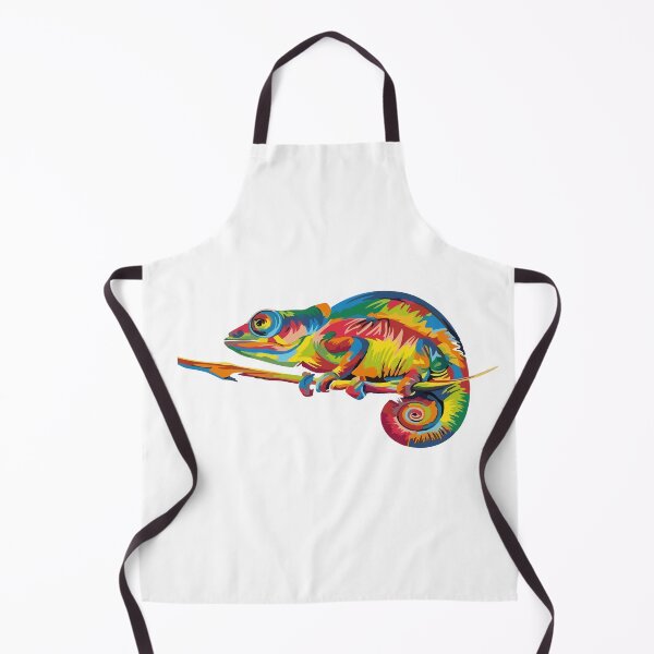 Item preview, Oil painting Multicolored chameleon design. designed and sold by Bonobofy.