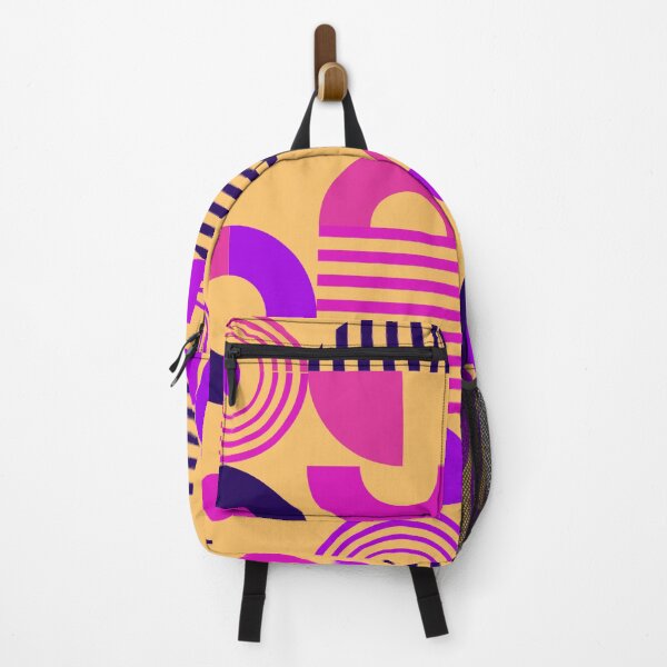 Aperçu de l'œuvre  Dessin géométrique orange et violet créée et vendue par BlackAlchemy2.