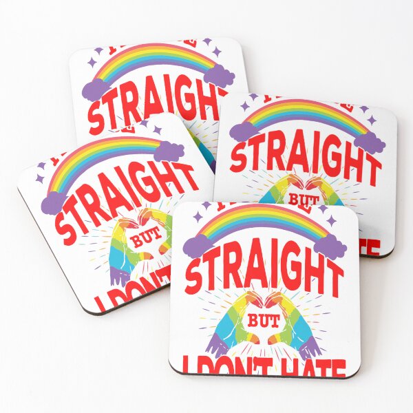 Item preview, I My Be Straight But I Don't Hate - Gay Pride designed and sold by MauveMoves.