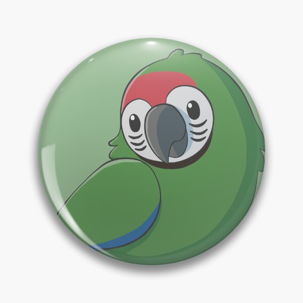 Item preview, Adorable fluffy military macaw designed and sold by AniBeanz.
