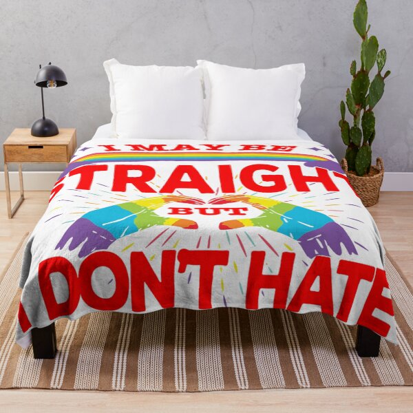 Item preview, I My Be Straight But I Don't Hate - Gay Pride designed and sold by MauveMoves.
