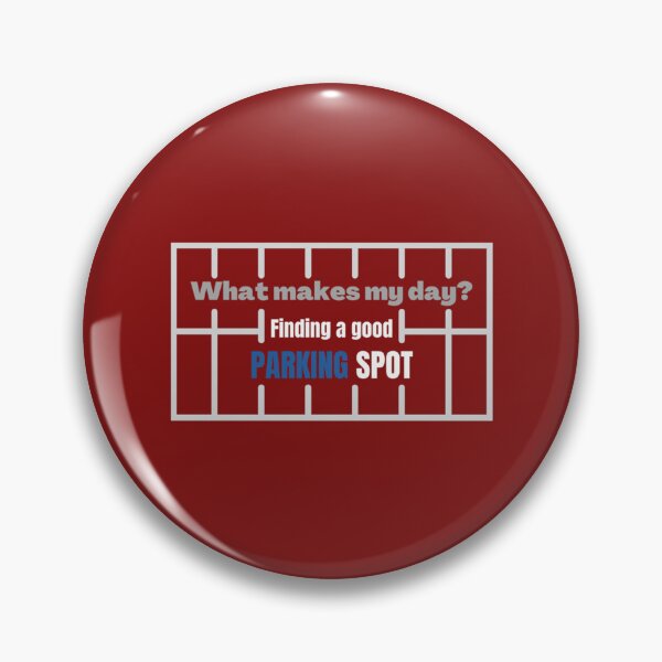 Item preview, Finding a good parking spot - parking lot marking - Funny Text   designed and sold by DesignsByJnk5.