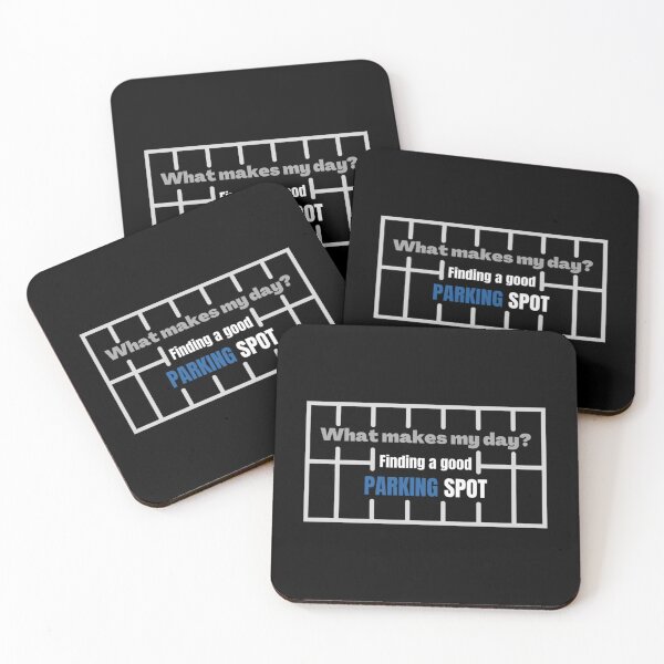 Item preview, Finding a good parking spot - parking lot marking - Funny Text   designed and sold by DesignsByJnk5.