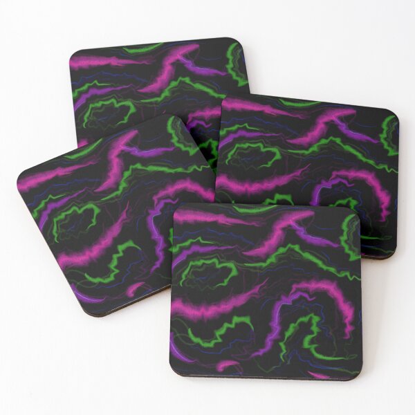 Item preview, Trippy neon pattern designed and sold by C.l S.