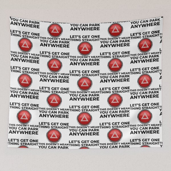 Item preview, Hazard Button Can_t Park Anywhere   designed and sold by DesignsByJnk5.