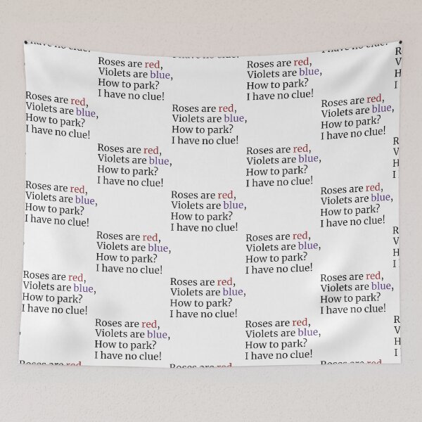 Item preview, How To Park Funny Bad Parking Poem   designed and sold by DesignsByJnk5.