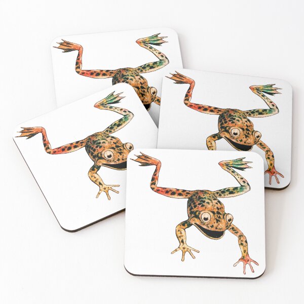 Item preview, Frog Jumping Classic Illustration  designed and sold by toadsforall.