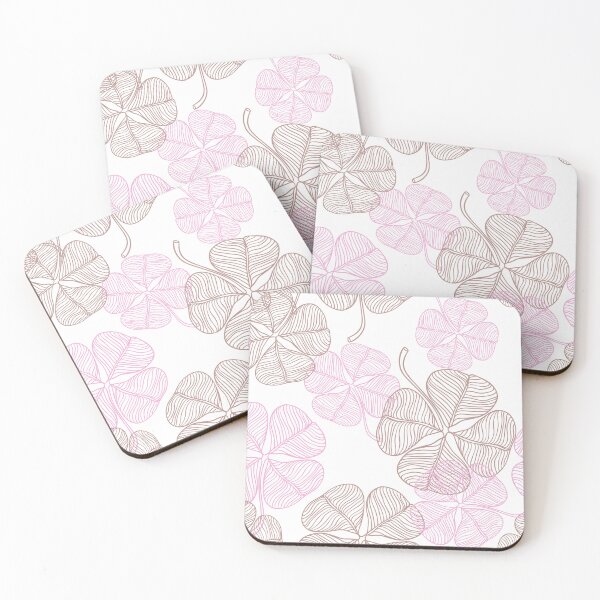 Item preview, pink clover st patricks day designed and sold by blackitaa.
