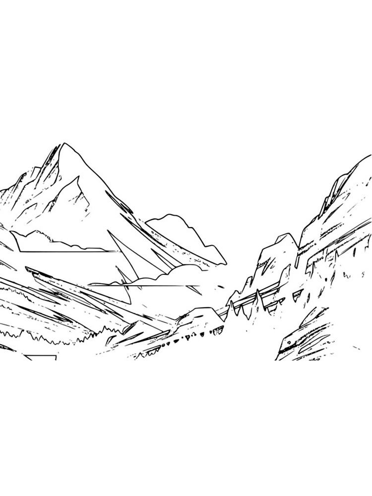 Outline of the Mountains by MyBioExperience