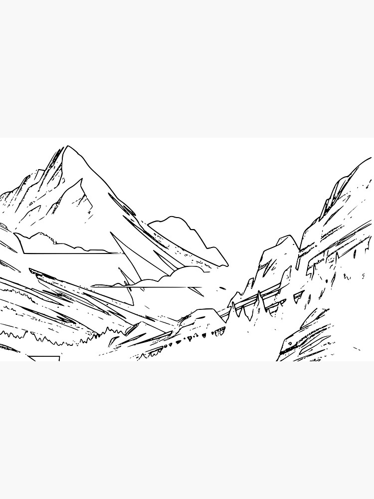Outline of the Mountains by MyBioExperience