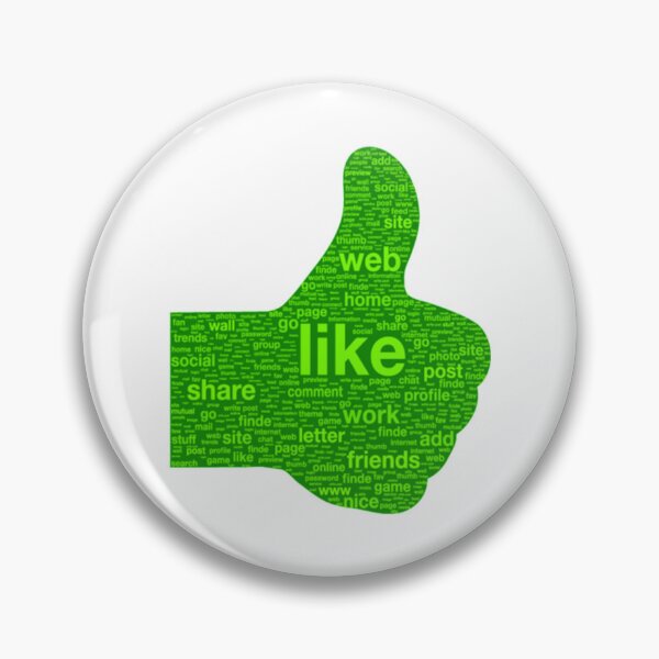 Item preview, Like icon text art design    designed and sold by DesignsByJnk5.