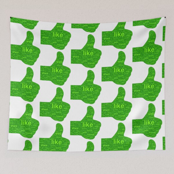 Item preview, Like icon text art design    designed and sold by DesignsByJnk5.