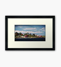 Big Tancook Island Houses Framed Print