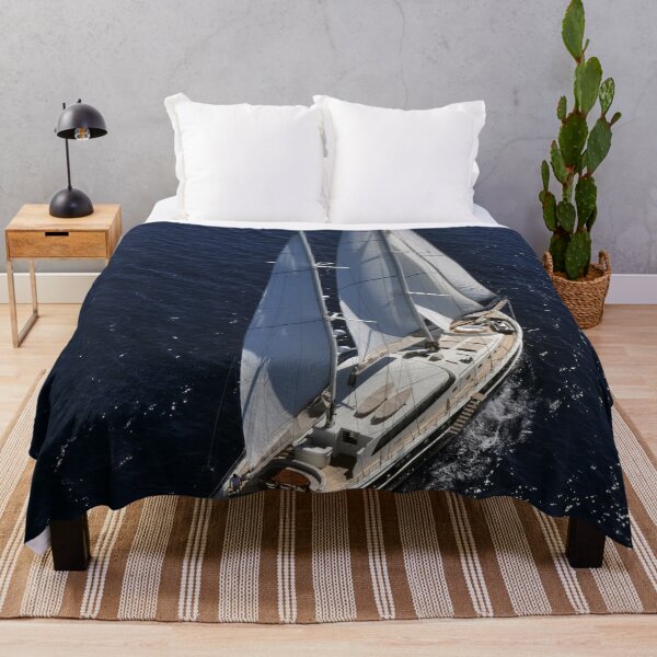 Item preview, aerial photograph of sailboat designed and sold by laikaincosmos.