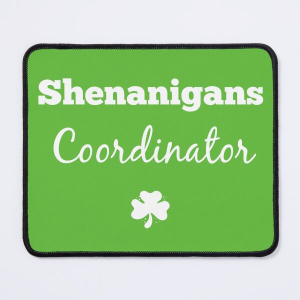 Item preview, Shenanigans Coordinator Funny Teacher St Patrick's Day Gift designed and sold by Cute Shark.