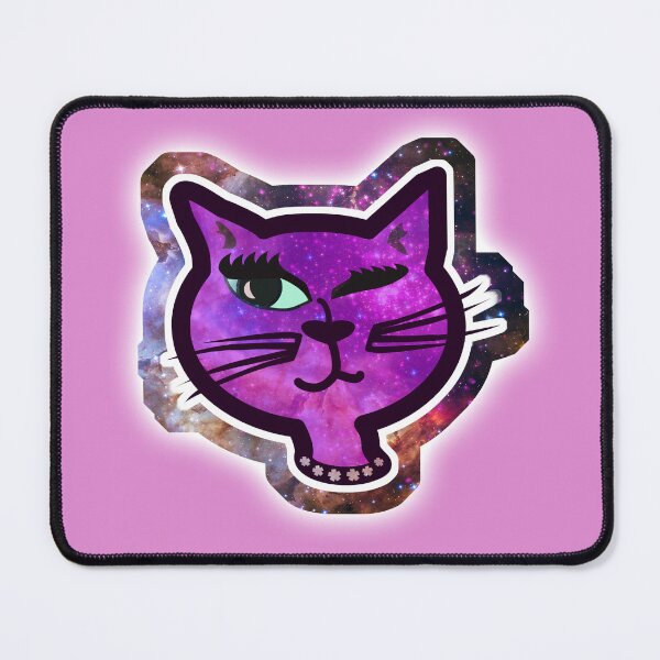 Item preview, Cosmos Sparkle Winking Cat Nostalgia Design  designed and sold by mytshirtfort.