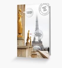 Notes on Paris Greeting Card