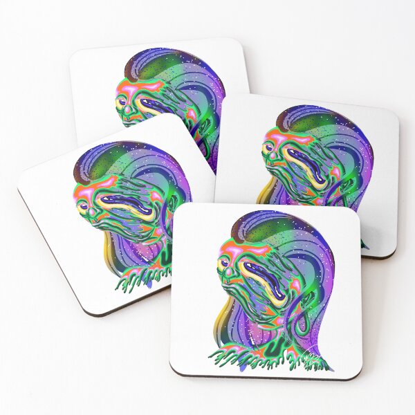 Item preview, Vacation still woozy inspired surrealist portrait designed and sold by serotonin-art.