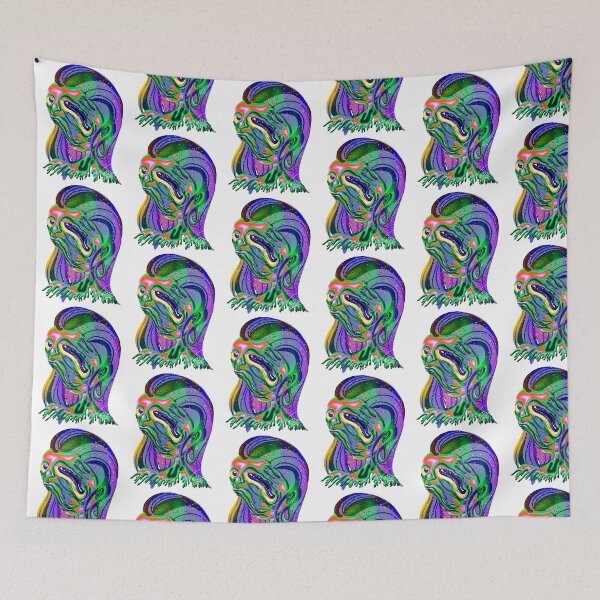 Item preview, Vacation still woozy inspired surrealist portrait designed and sold by serotonin-art.