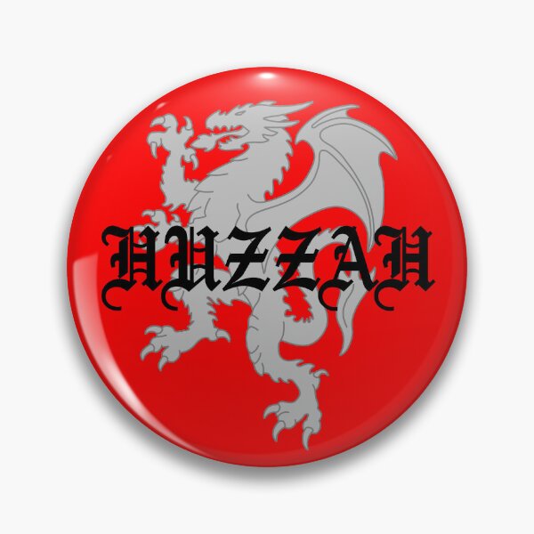 Item preview, Huzzah Heraldic Dragon in Grey designed and sold by geekymindus.