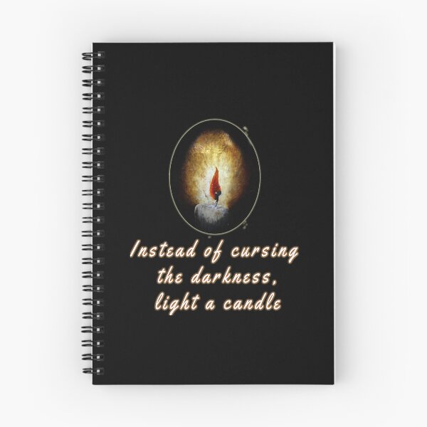 Item preview,  Instead of cursing the dark, light a candle. Quote from Lao-Tsu designed and sold by Tiziza.