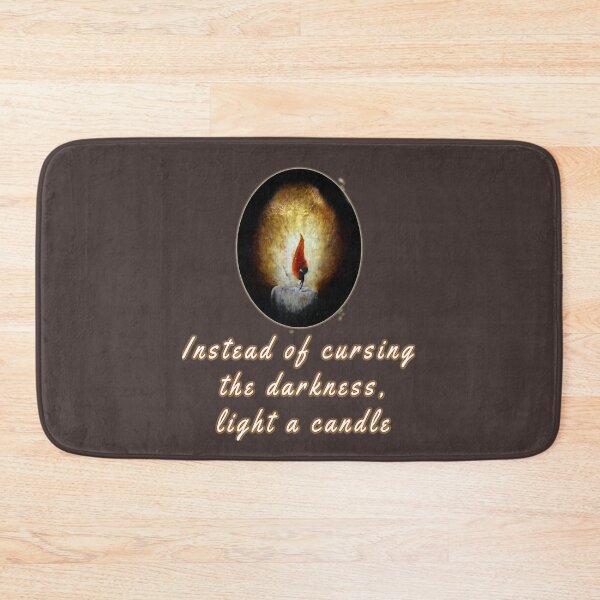 Item preview,  Instead of cursing the dark, light a candle. Quote from Lao-Tsu designed and sold by Tiziza.