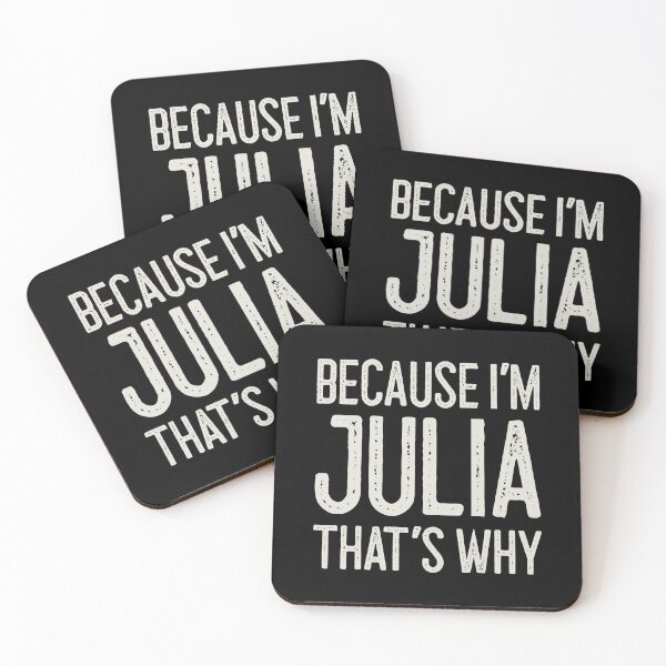 Item preview, Because I’m Julia That’s Why Funny Personalized Name designed and sold by MariosNydras.