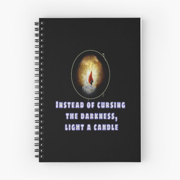 Item preview,  Instead of cursing the dark, light a candle. Quote from Lao-Tsu designed and sold by Tiziza.