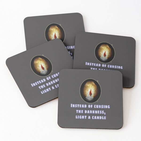 Item preview,  Instead of cursing the dark, light a candle. Quote from Lao-Tsu designed and sold by Tiziza.