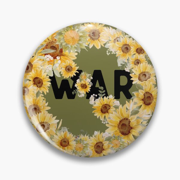 Item preview, No War Sunflowers - Peace Not War - Peace for Ukraine  designed and sold by BeebsAndNugget.