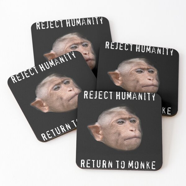 Item preview, Reject Humanity, Return to Monke  designed and sold by Diverlier.