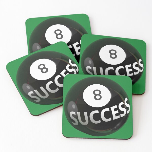 Item preview, Success behind the eight ball designed and sold by sweetees4u.